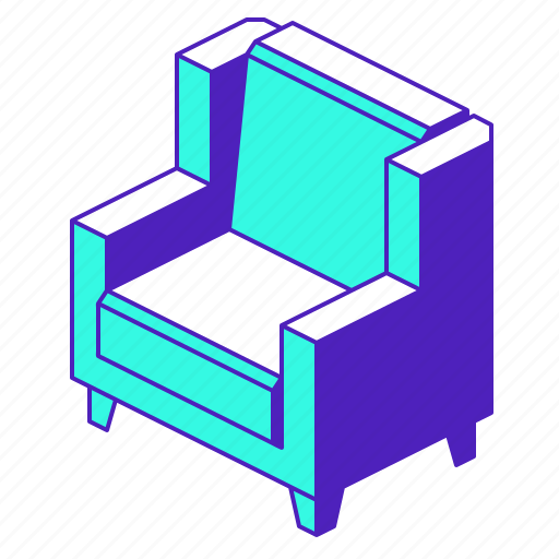 Single, sofa, armchair, chair, relax icon - Download on Iconfinder