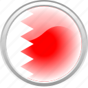 bahrain, country, flag, red