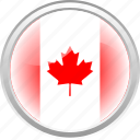 canada, country, flag, red