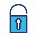 unlock, padlock, protection, secure, security