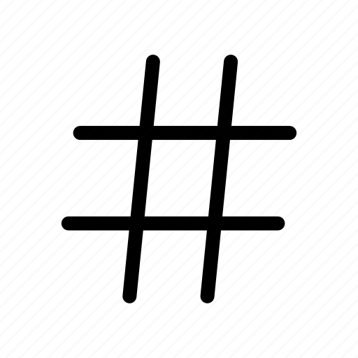 Hashtag, hex, sign icon - Download on Iconfinder