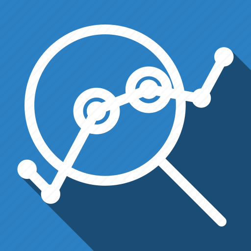 Analytics, long shadow icon - Download on Iconfinder