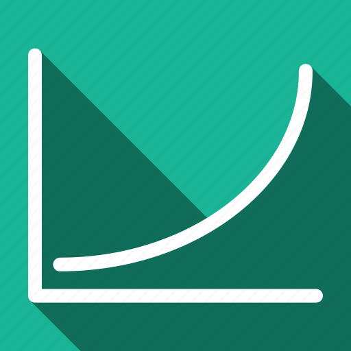 Chart, growth, analytics, graph, long shadow icon - Download on Iconfinder
