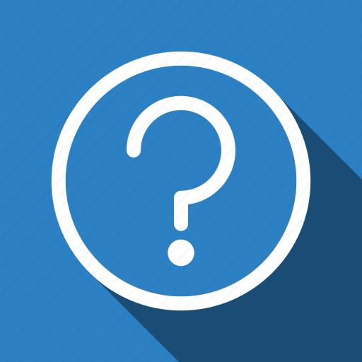 Faq, help, information, question, support, long shadow icon - Download on Iconfinder