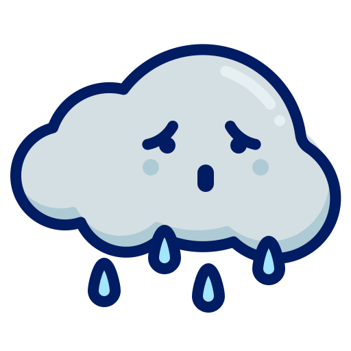 Character, cloud, inkcontober, rain icon - Free download