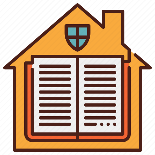 Home, homework, reading, school, study icon - Download on Iconfinder