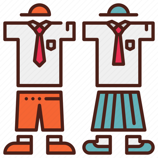 Character, clothing, school, scout, uniform icon - Download on Iconfinder