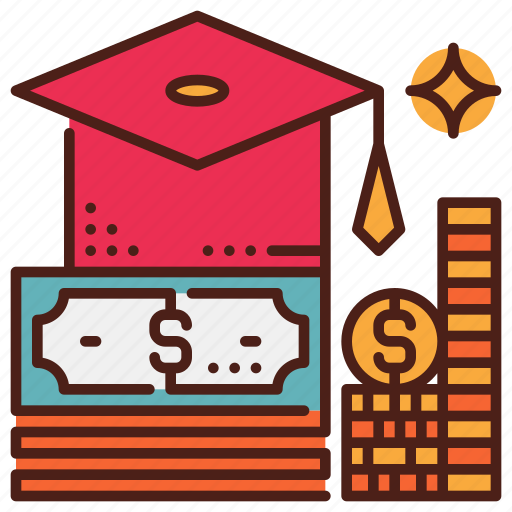 Budget, debt, fee, loan, student, study icon - Download on Iconfinder