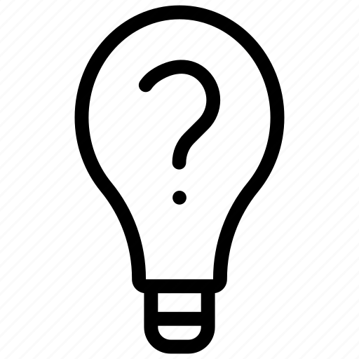 Bulb, question, ask, solution, idea icon - Download on Iconfinder
