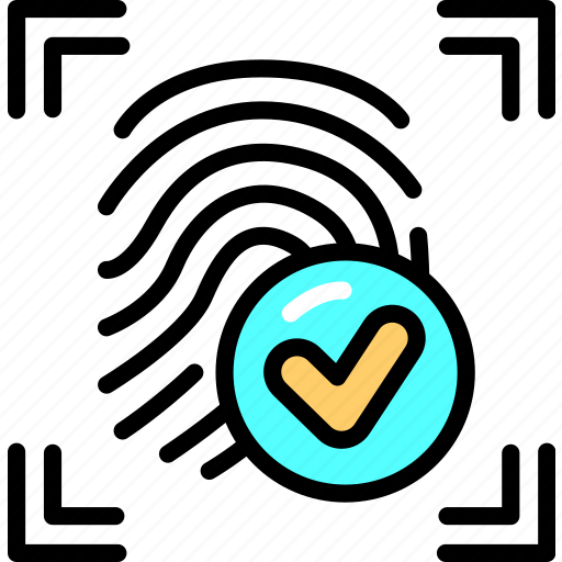Fingerprint, scan, approved icon - Download on Iconfinder