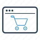 shopping cart, ecommerce, web store