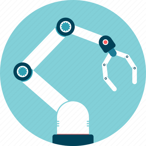 Arm, automation, grip, industrialization, mechanical, production, robot icon - Download on Iconfinder