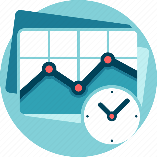 Delay, history, linechart, plan, results, statistics, time icon - Download on Iconfinder