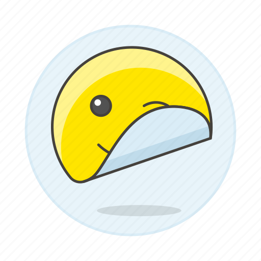 Circle, edition, emoji, image, smiley, sticker, wink icon - Download on Iconfinder