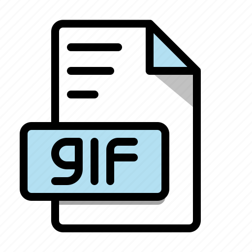 Gif, format, file, extension, data, type, file type icon - Download on Iconfinder