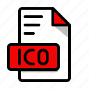 ico, file, extension, format, type, file type, data