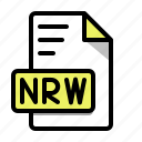 nrw, file, extension, format, type, file type, data