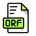 orf, image, picture, file, extension, data, document