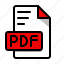 pdf, file, extension, data, format, type, folder 
