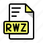rwz, file, extension, format, data, file type, type 