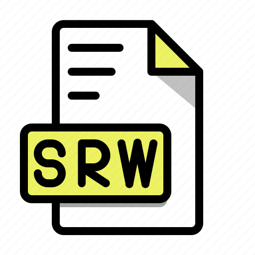 Srw, file, extension, format, data, file type, type icon - Download on Iconfinder