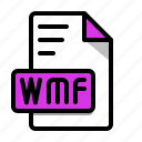 wmf, file, extension, data, format, file type, document