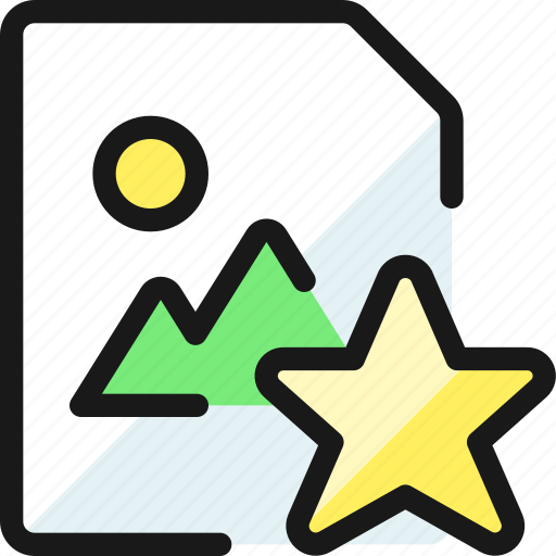 Image, file, star icon - Download on Iconfinder