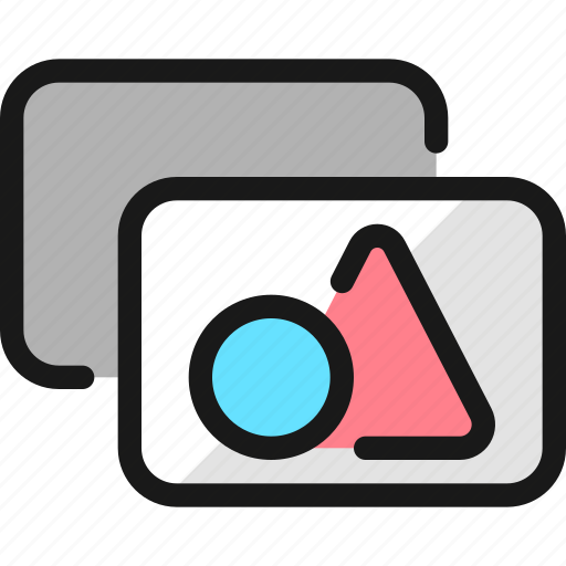 Shapes, picture, double icon - Download on Iconfinder