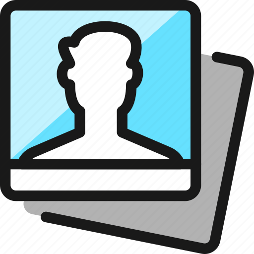 Picture, polaroid, man icon - Download on Iconfinder