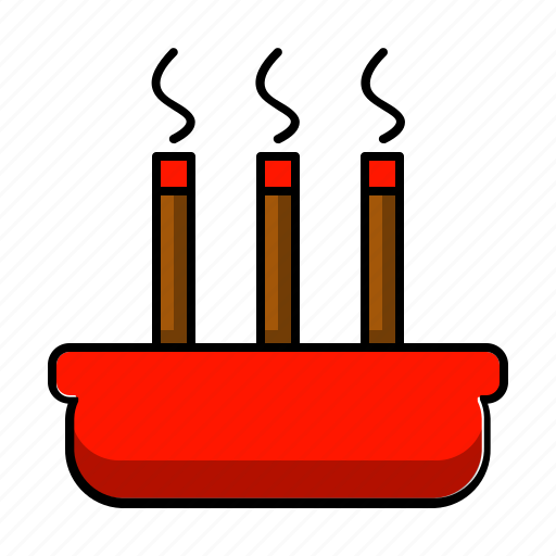Incense, imlek, chinese, china, chinese new year icon - Download on Iconfinder