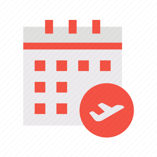 Schedule, flight, take off, departure, month icon - Download on Iconfinder