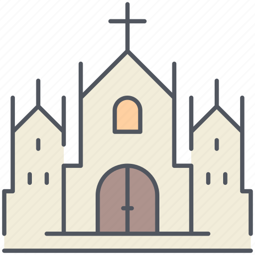 Cathedral, worship, catholic, christianity, church, gothic, religion icon - Download on Iconfinder