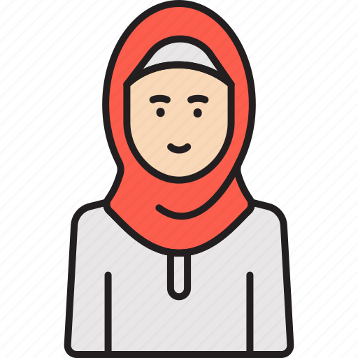 Arabian, woman, hijab, muslim, veil icon - Download on Iconfinder