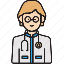 doctor, female, physician, stethoscope, woman