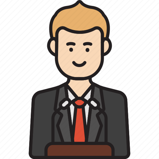 Male, politician, leader, man, suit icon - Download on Iconfinder
