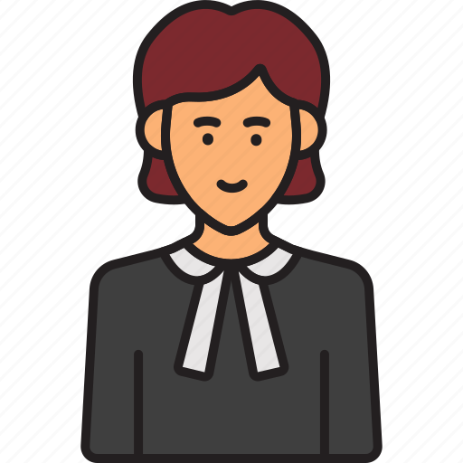 Advocate, attorney, female, law, lawyer, woman icon - Download on Iconfinder
