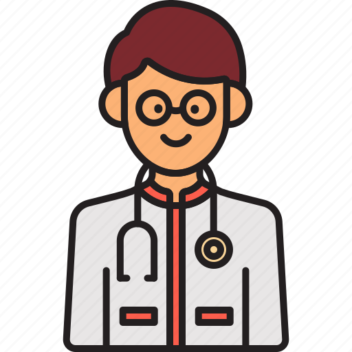 Doctor, male, man, physician, stethoscope icon - Download on Iconfinder