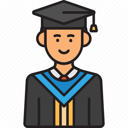 Graduate, male, boy, education, man, young icon - Download on Iconfinder