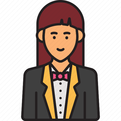 Female, receptionist, avatar, service, woman icon - Download on Iconfinder