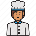 chef, female, cook, food, hat, woman 