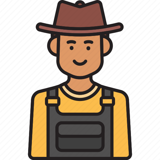 Farmer, male icon - Download on Iconfinder on Iconfinder