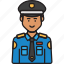 policeman, cop, male, man, police, uniform 