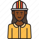 engineer, female, construction, helmet, professional, woman