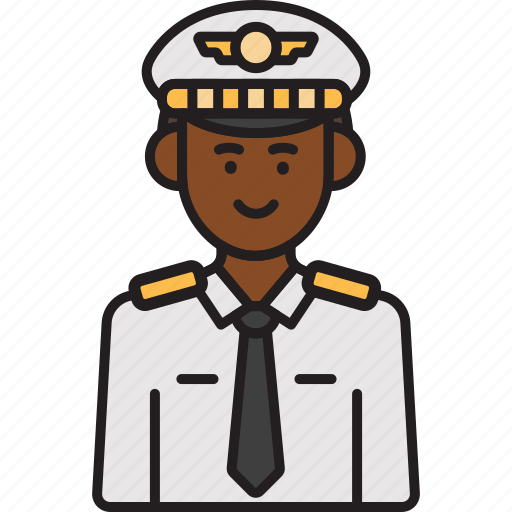Pilot, aviator, flight, male, man icon - Download on Iconfinder