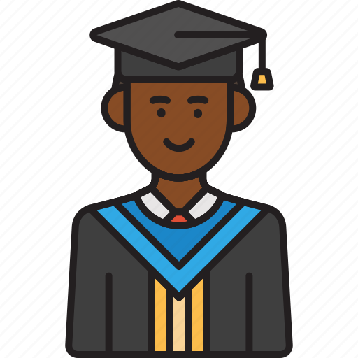 Graduate, male, education, man, young icon - Download on Iconfinder