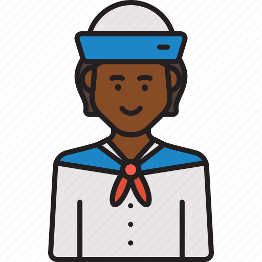 Female, sailor, mariner, navy, woman icon - Download on Iconfinder