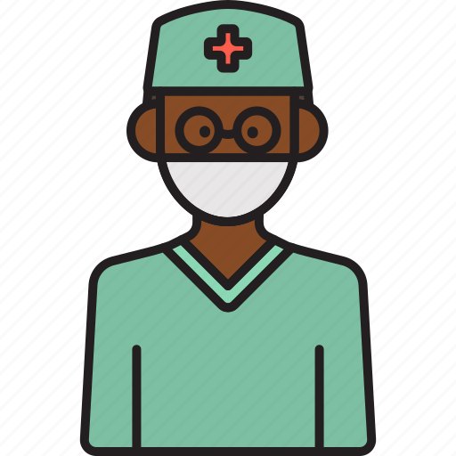 Surgeon, doctor, male, man, scrubs icon - Download on Iconfinder
