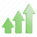 increase, up, finance, arrow, growth, chart