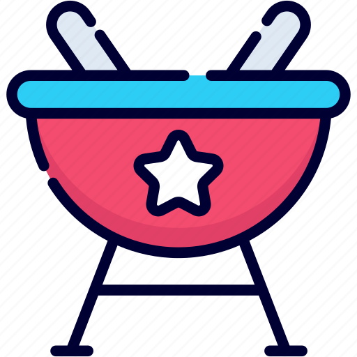 Barbecue, grill, cooking, bbq, usa, independence day, food icon - Download on Iconfinder