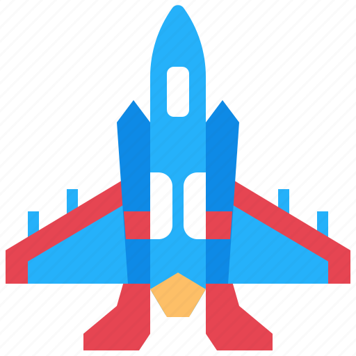 Fighter, jet, airplane, military, aircraft, air, force icon - Download on Iconfinder